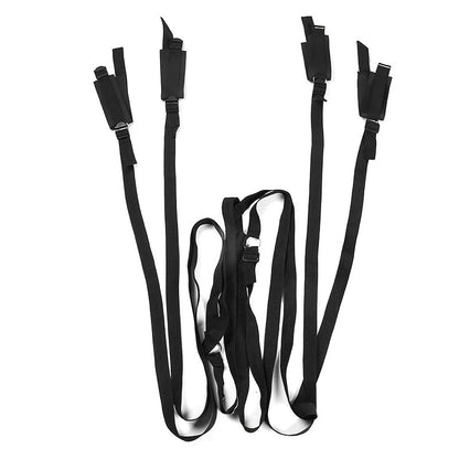 Under Bed BDSM Restraint System with Ankle Cuffs Set