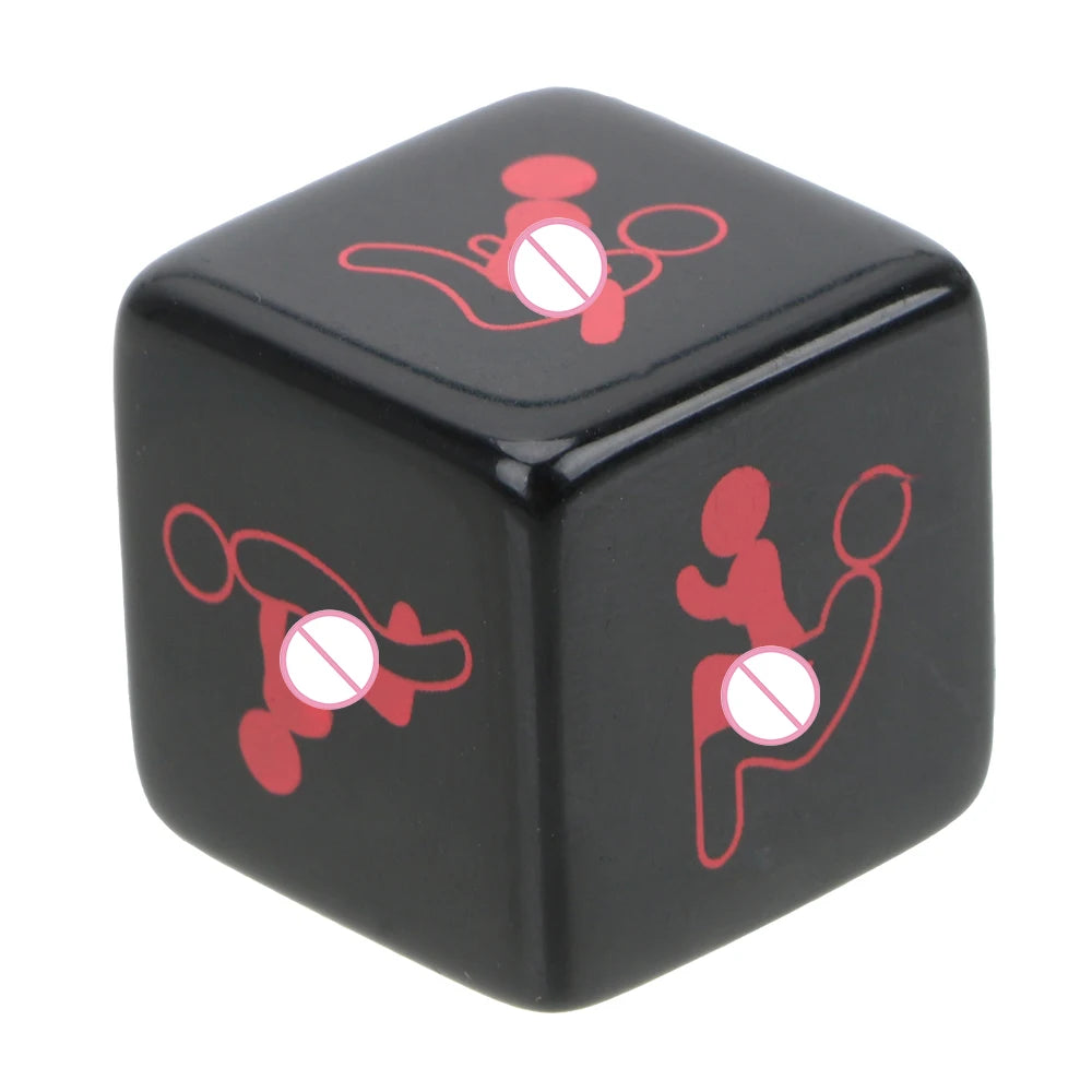 5-Piece Erotic Sex Dice Game for Couples, 12 Sides