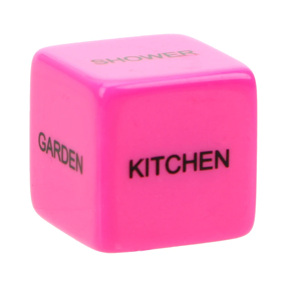 5-Piece Erotic Sex Dice Game for Couples, 12 Sides