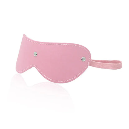 Leather BDSM Blindfold Eye Mask for Couples Cosplay Play