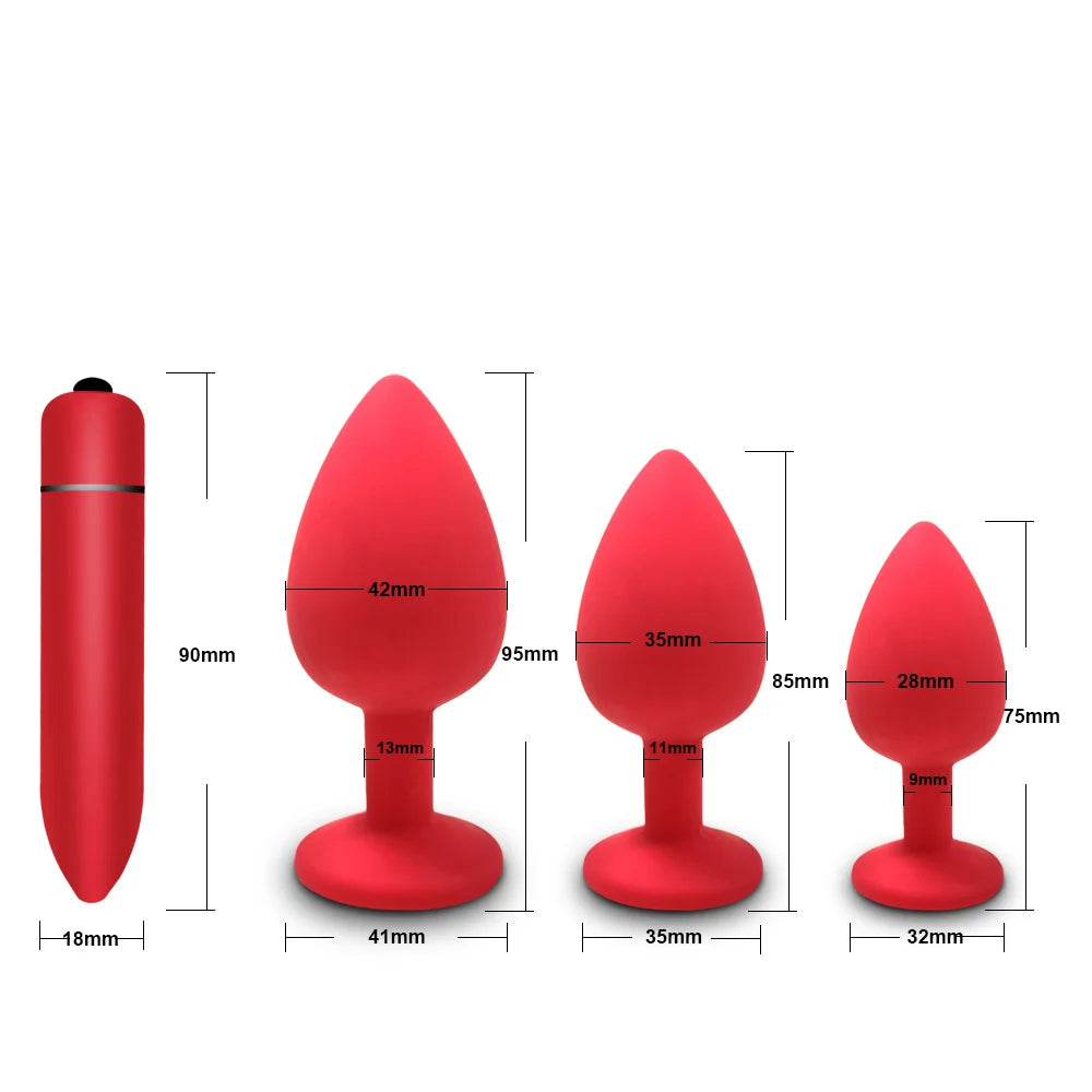 10 Speed Mini Bullet Vibrator for Women, Clit & Anal Toy