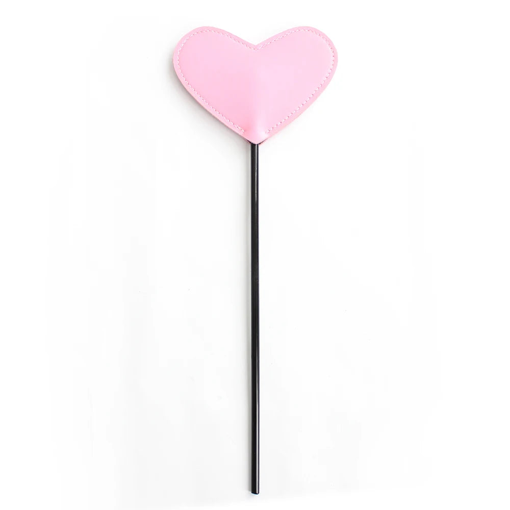 Heart Shaped BDSM Whip Spanking Paddle Flogger for Couples