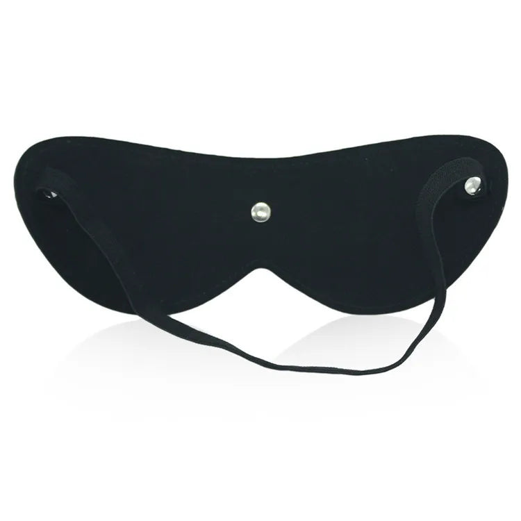 Leather BDSM Blindfold Eye Mask for Couples Cosplay Play