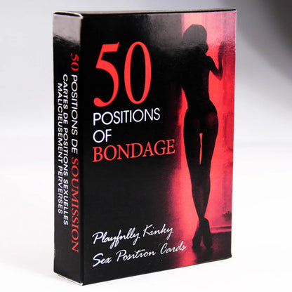 50-Piece BDSM Sexual Position Cards & Bondage Games