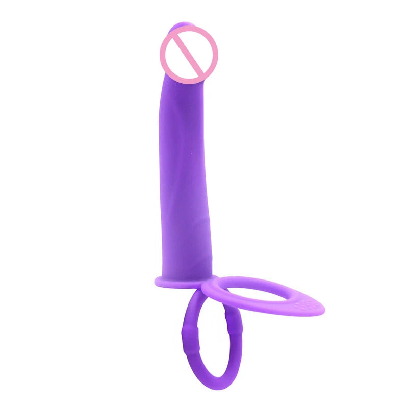 Double Penetration Anal & Vaginal Plug Vibrator for Couples