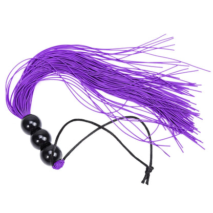 Silicone BDSM Whip Flogger with Tassels for Couples Play