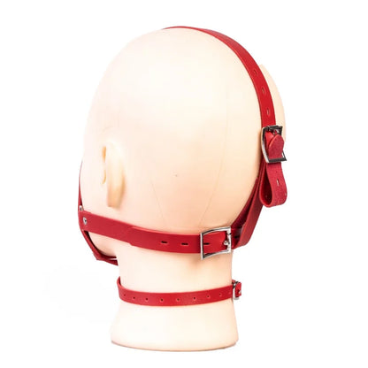 BDSM Harness Ball Gag Set with 42mm Silicone Mouth Gag