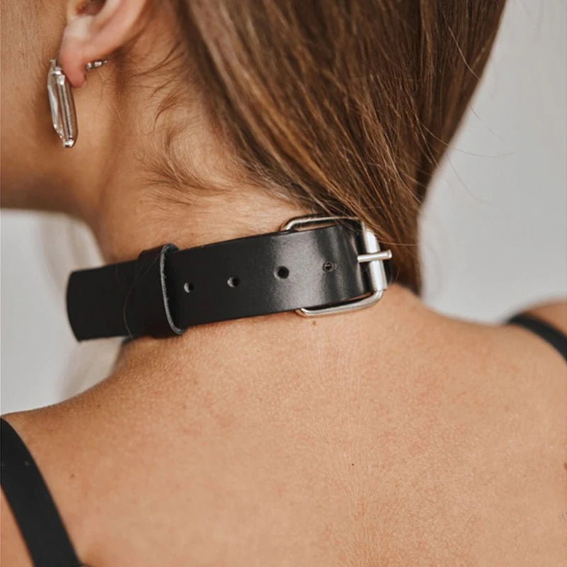 BDSM Handcuffs Collar Harness Bondage Set for Adults 18+