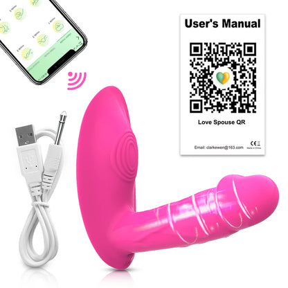 Wearable Panties Vibrator, dildo for Women, Clitoral Stimulator
