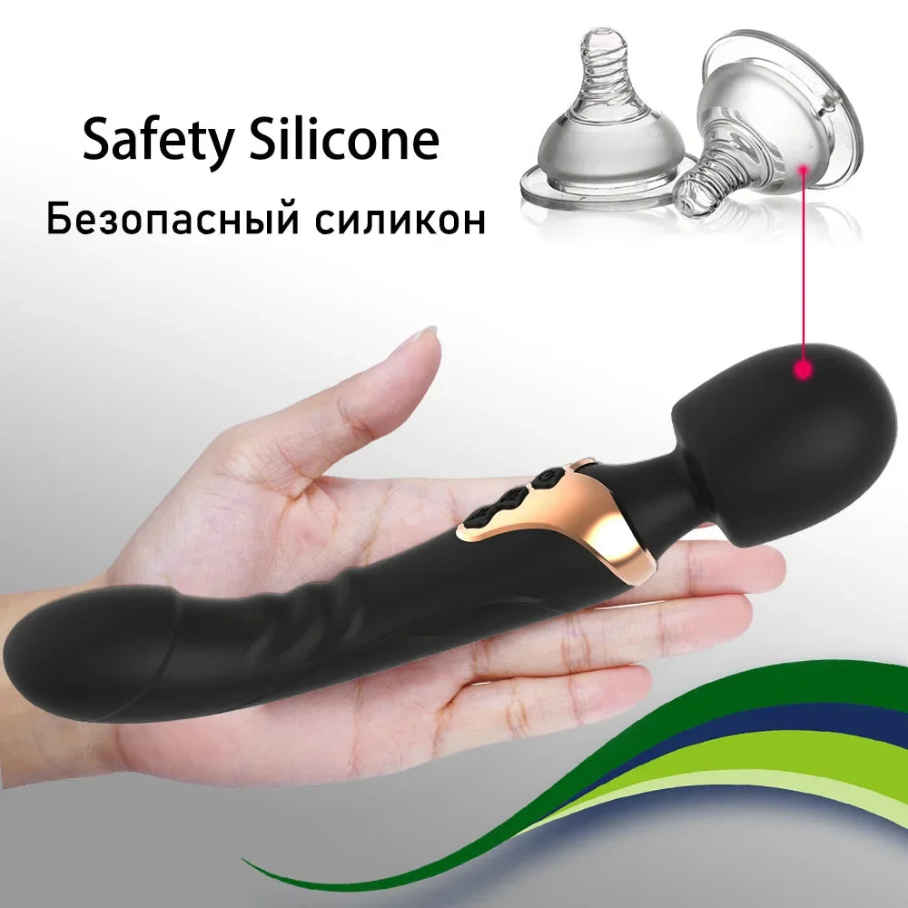 G-Spot Vibrator Dildo for Women, Clitoral Masturbator