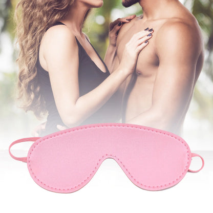 PU Leather BDSM Blindfold Eye Mask for Couples Play