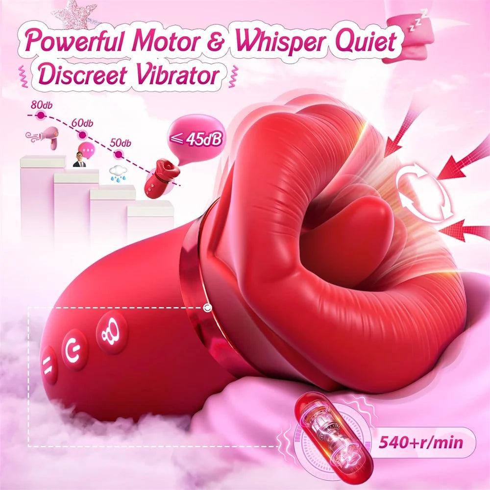 Licking Vibrator Masturbator for Women, Erotic Toy