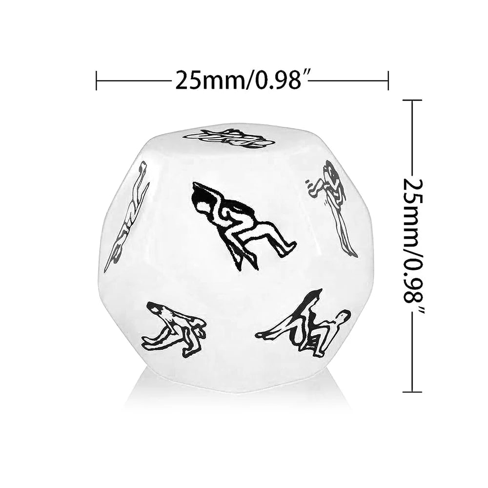 Couple’s Adult Sex Dice Game, Flirting & Bedroom Fun