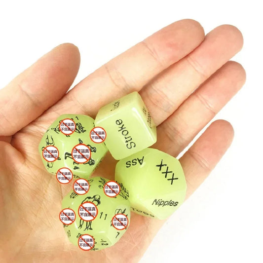 4-Piece Sex Dice Game Set for Couples, Erotic Fun