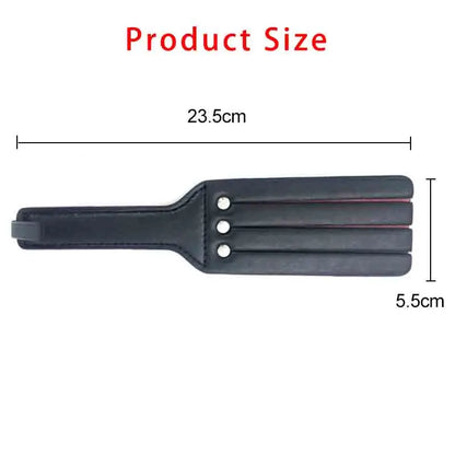 Leather BDSM Whip Spanking Paddle Flogger for Fetish Play