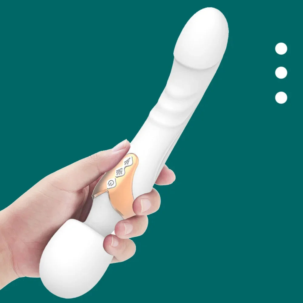 G-Spot Vibrator Dildo for Women, Clitoral Masturbator
