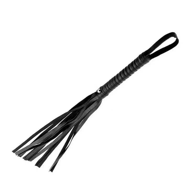 Leather BDSM Whip Spanking Paddle Flogger for Fetish Play