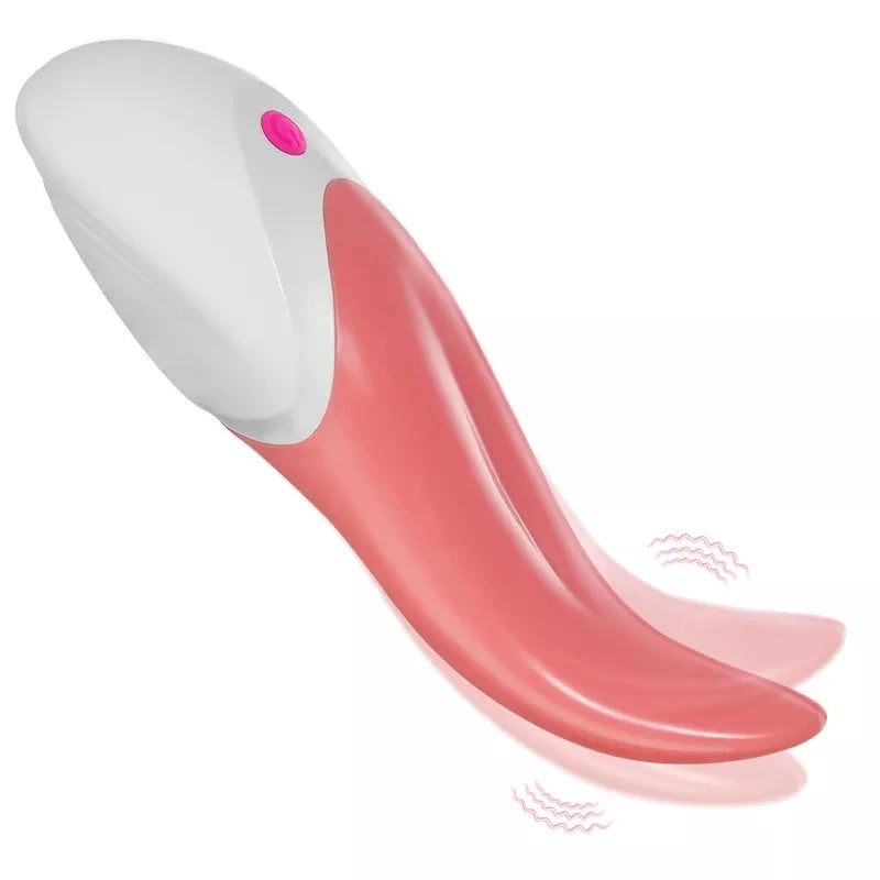 Tongue Licking Vibrator for Women, Clitoral & Nipple Toy