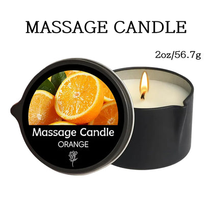 Massage Oil Candle for Stress Relief and Skin Moisturizing
