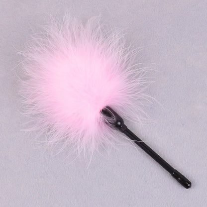 BDSM Feather Tickler Whip Flogger 42cm for Couples Play