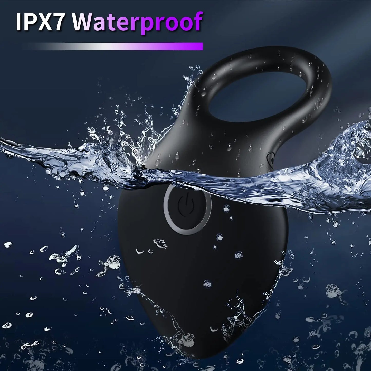 App-Controlled Vibrating Cock Ring for Men, Delay & Erection