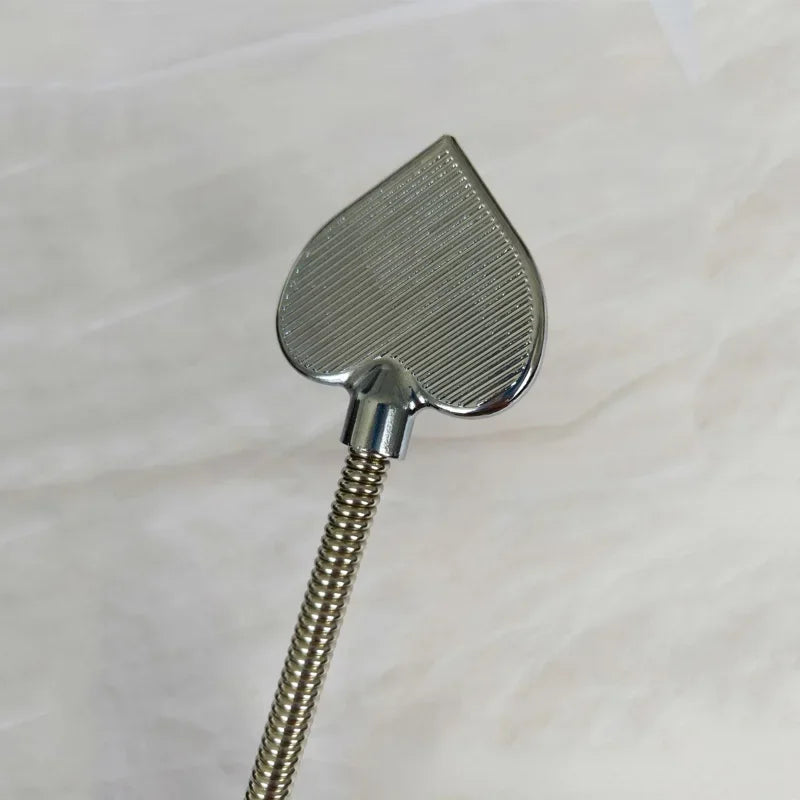 Stainless Steel Handle BDSM Whip Flogger for Spanking Play