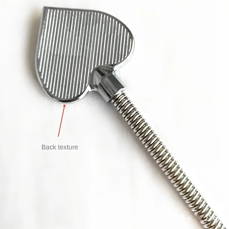 Stainless Steel Handle BDSM Whip Flogger for Spanking Play