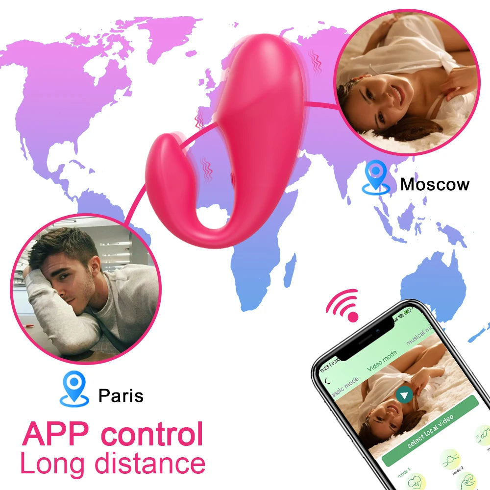 App Control Bluetooth Vibrator for Women & Couples Play