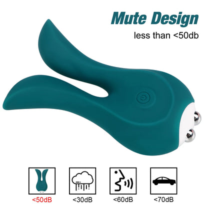 Cute Rabbit Vibrator for Women, G-Spot & Clit Stimulator