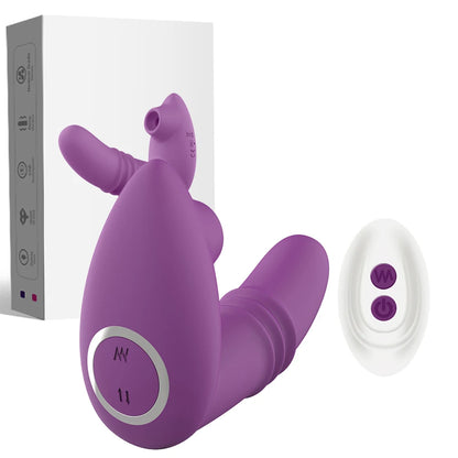 Sucking Vibrator, dildo with Remote Control for Women Stimulator