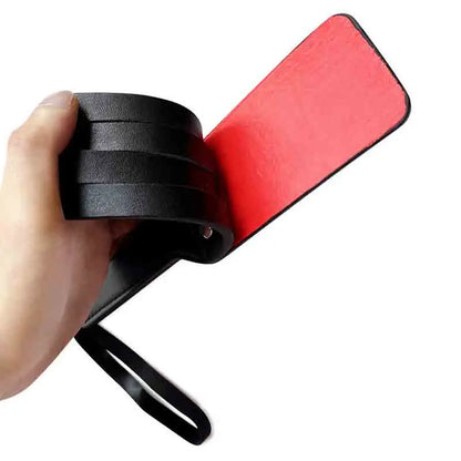 Leather BDSM Whip Spanking Paddle Flogger for Fetish Play