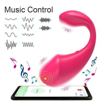 App Control Bluetooth Vibrator for Women & Couples Play