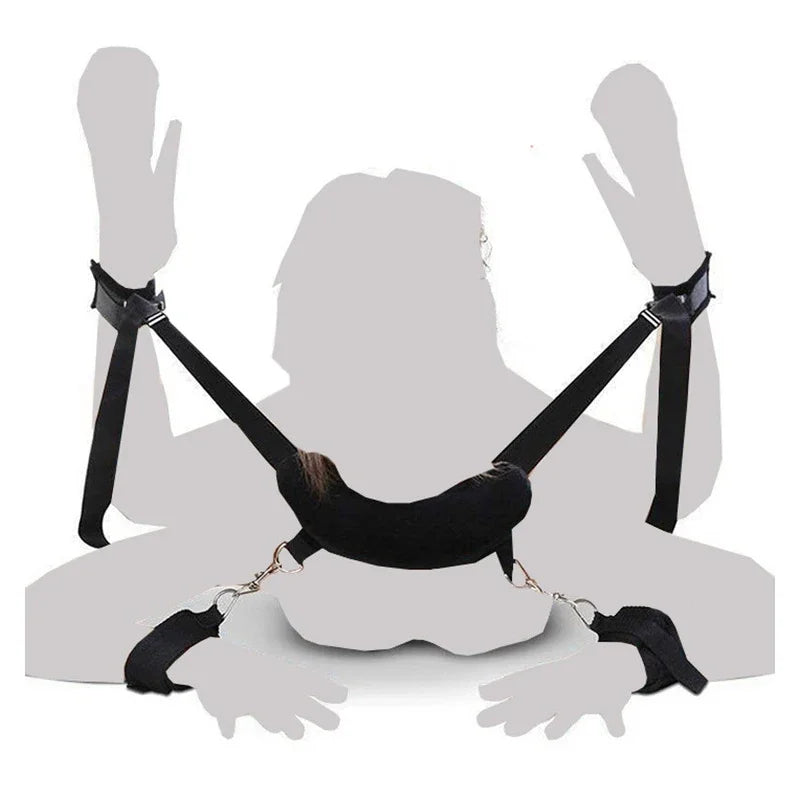 BDSM Restraints Leg Spreader Harness for Couples Play