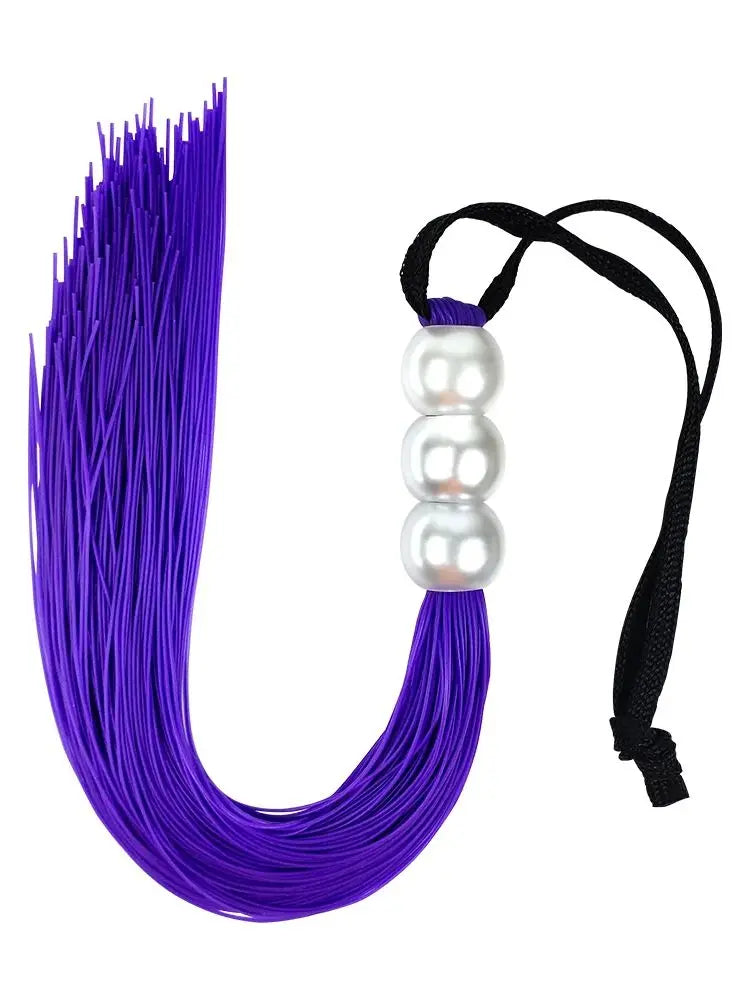 Silicone BDSM Whip Flogger with Tassels for Couples Play