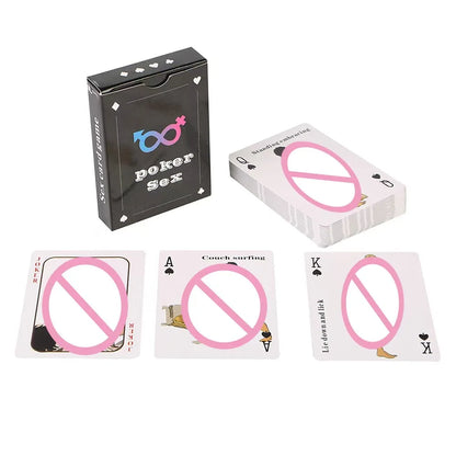 English Sex Position Poker Cards for Couples’ Bedroom Fun