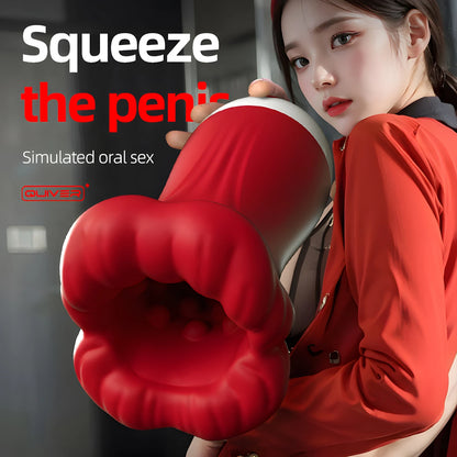 Vibrating Male Masturbator with Pump & 9 Speeds