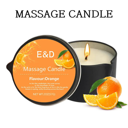 Massage Oil Candle for Stress Relief and Skin Moisturizing