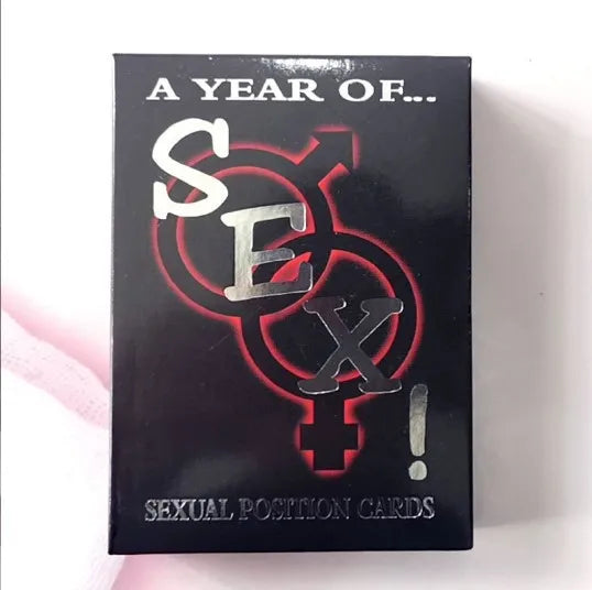 Year of Sex Game Cards for Couples, Bedroom Fun
