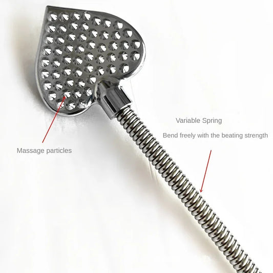 Stainless Steel Handle BDSM Whip Flogger for Spanking Play