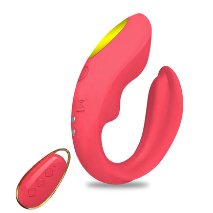 Double Penetration Vibrator for Couples, Clit & Anal Toy
