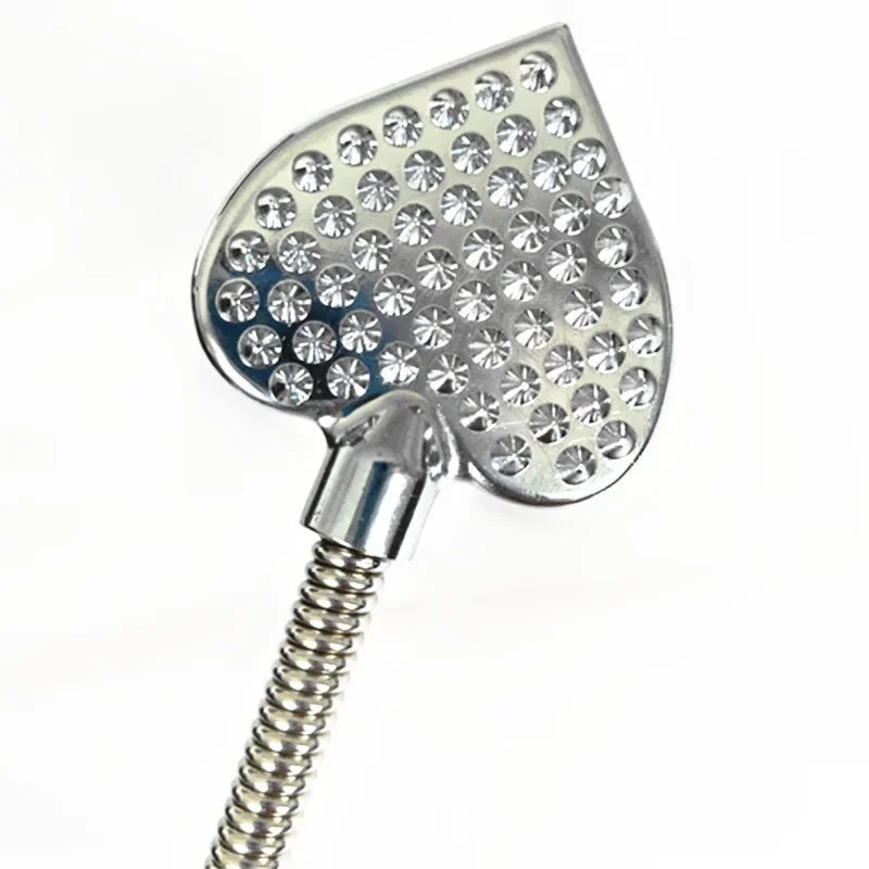 Stainless Steel Handle BDSM Whip Flogger for Spanking Play