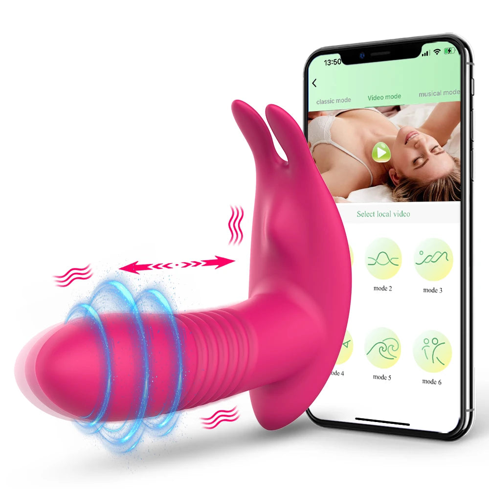 Wearable Panties Vibrator, dildo for Women, Clitoral Stimulator