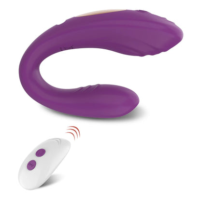 Double Penetration Vibrator for Couples, Clit & Anal Toy