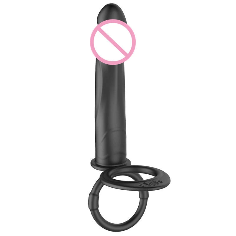 Double Penetration Anal & Vaginal Plug Vibrator for Couples