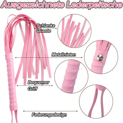 BDSM Whip Flogger with Tassels for Couples Role Play
