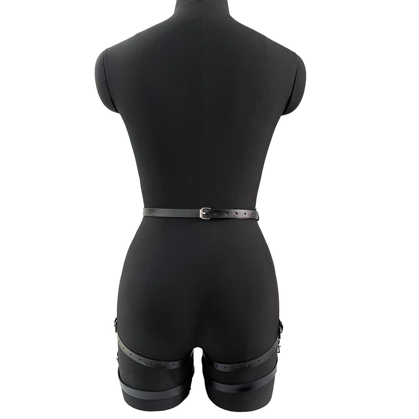 Leather Garter Belt Harness Lingerie Bondage Thigh Straps