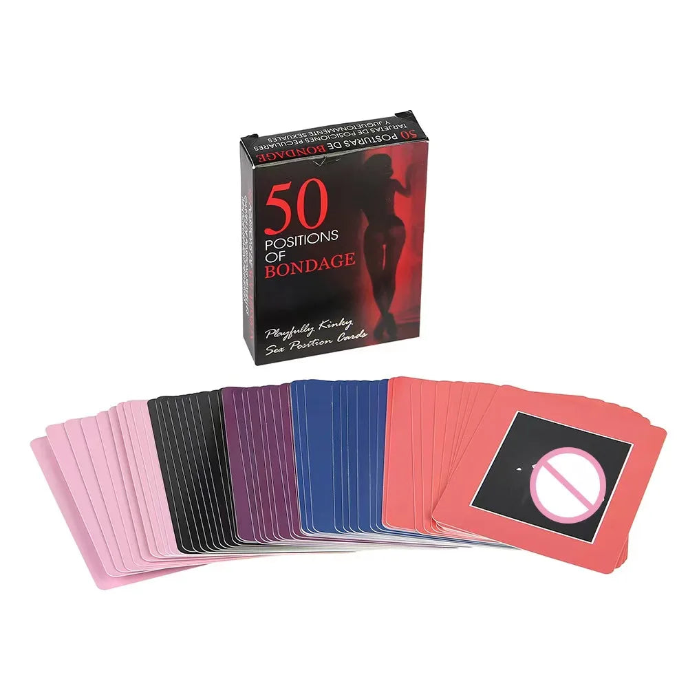 English Sex Position Poker Cards for Couples’ Bedroom Fun