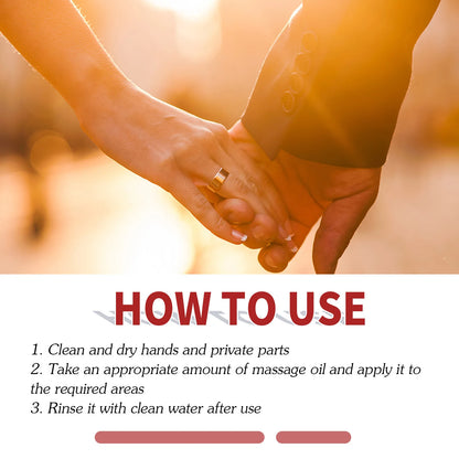 Men’s Pheromone Body Massage Oil with Long Lasting Fragrance