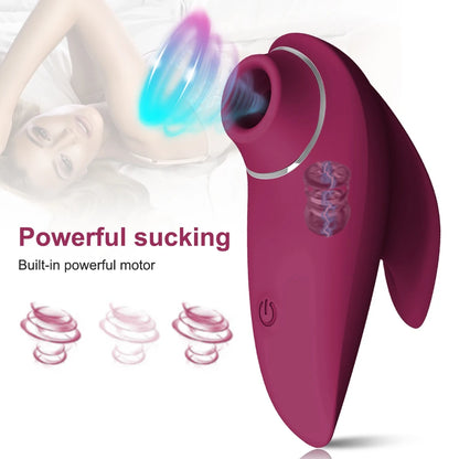 Sucking Vibrator for Women, Clitoral Oral Stimulator