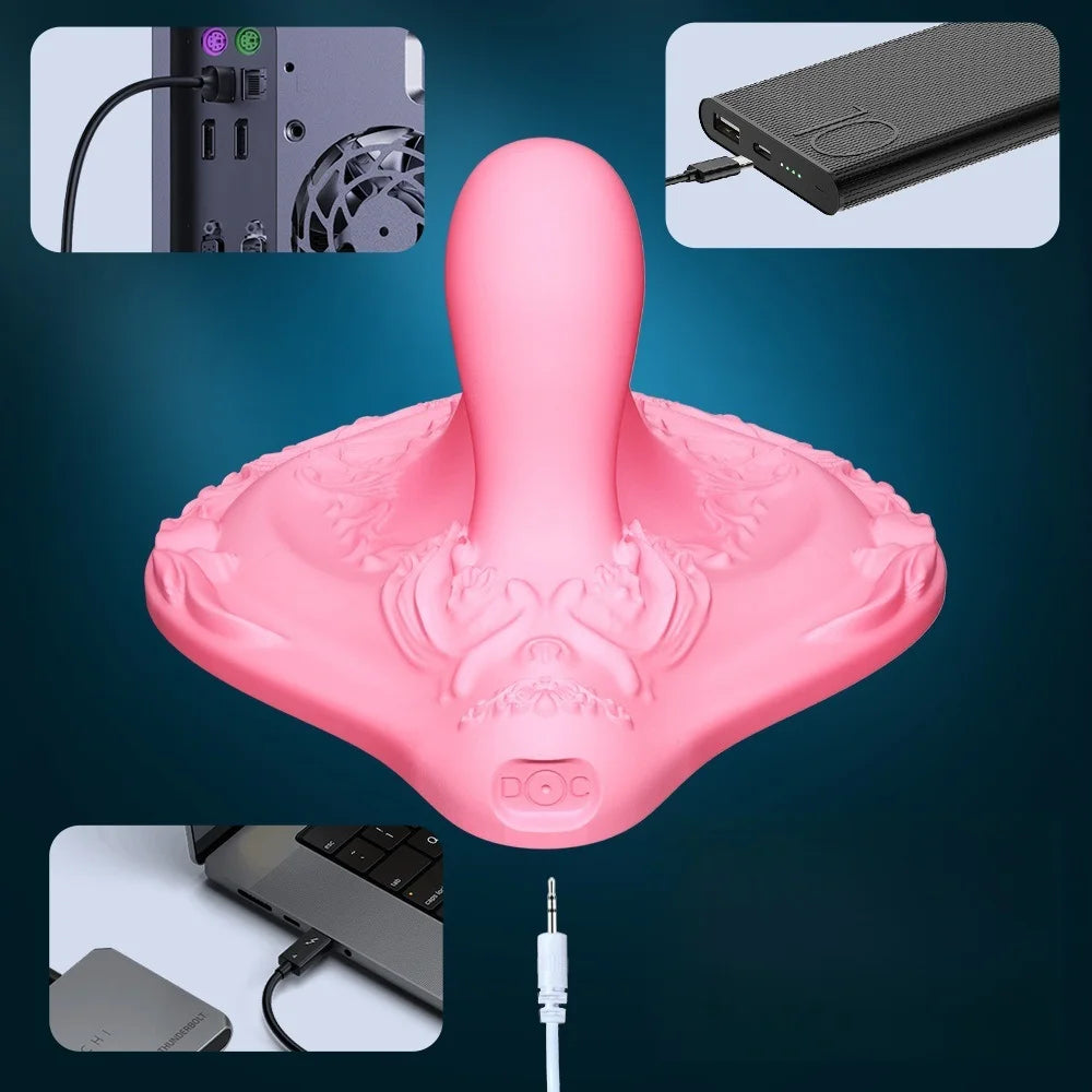 Couples Vibrator with 12 Modes for Multi-Point Stimulation